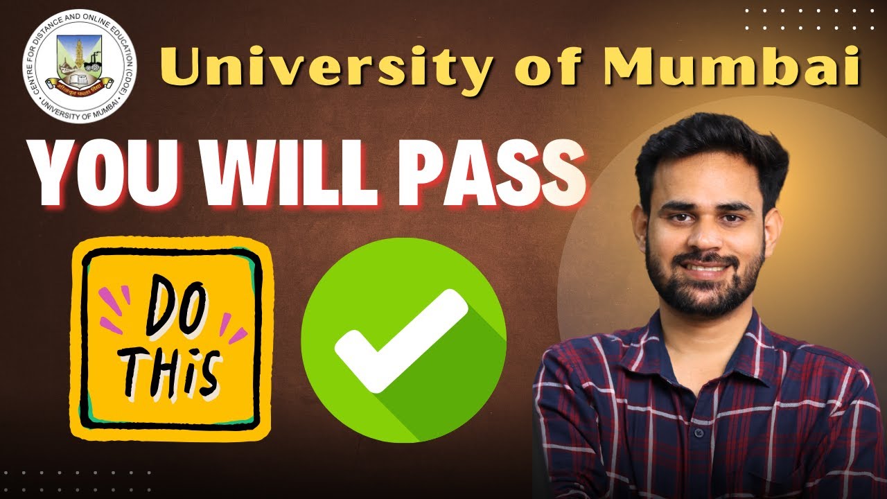 How to Pass CDOE University of Mumbai Exams 2024 | FYBCOM | FYBA | SYBCOM | SYBA | TYBCOM | TYBA