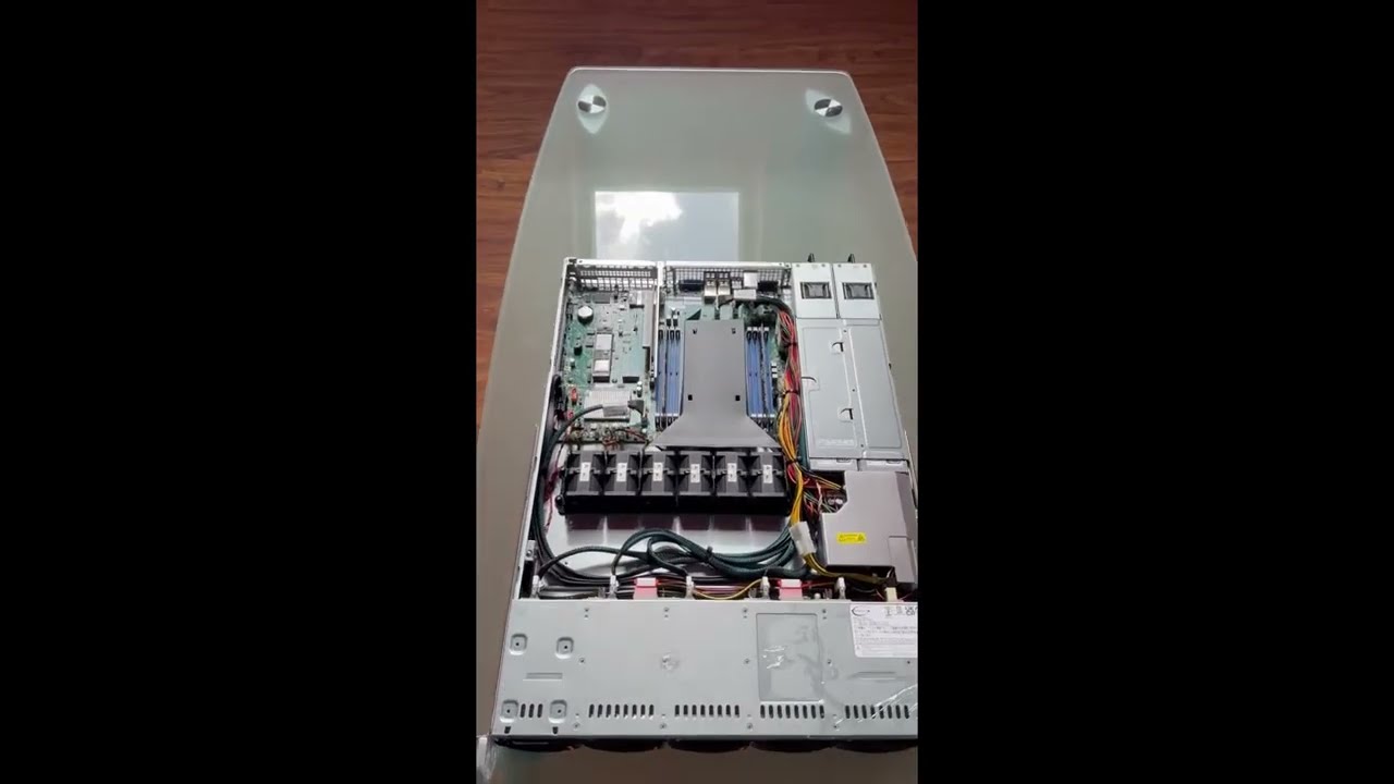 Unboxing Supermicro SSG-110P-NTR10 Intel&reg; Xeon&reg; Gold 6314U 64GB NVMe #serverpartspl