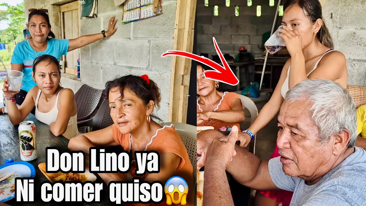 Don lino asta ni comer quiso después que dijera. Doña michi se va a meter a los cañales a hacer tuxy