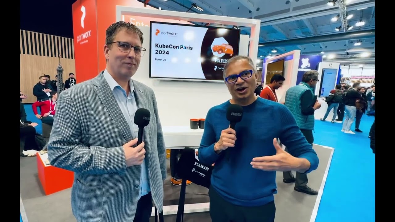 Portworx at KubeCon Paris 2024 - with Murli Thirumale and Arjan Timmerman