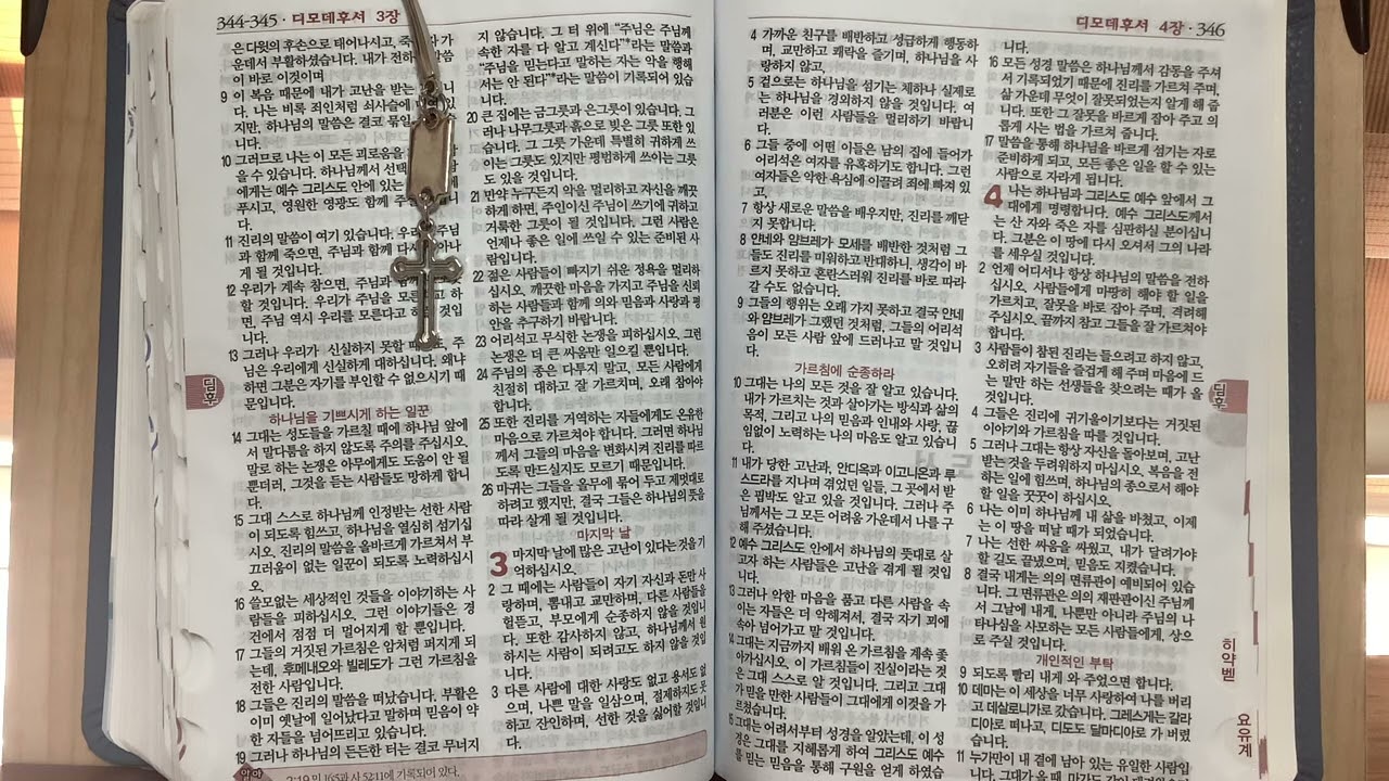 디모데후서 3장