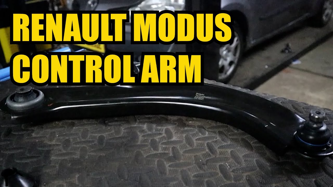 How To Replace A Control Arm On A Renault Modus.