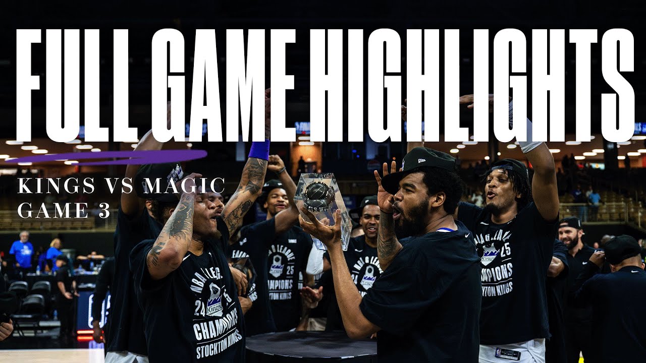 STOCKTON KINGS ARE G LEAGUE CHAMPIONS!!! 👑 | 4.14.25
