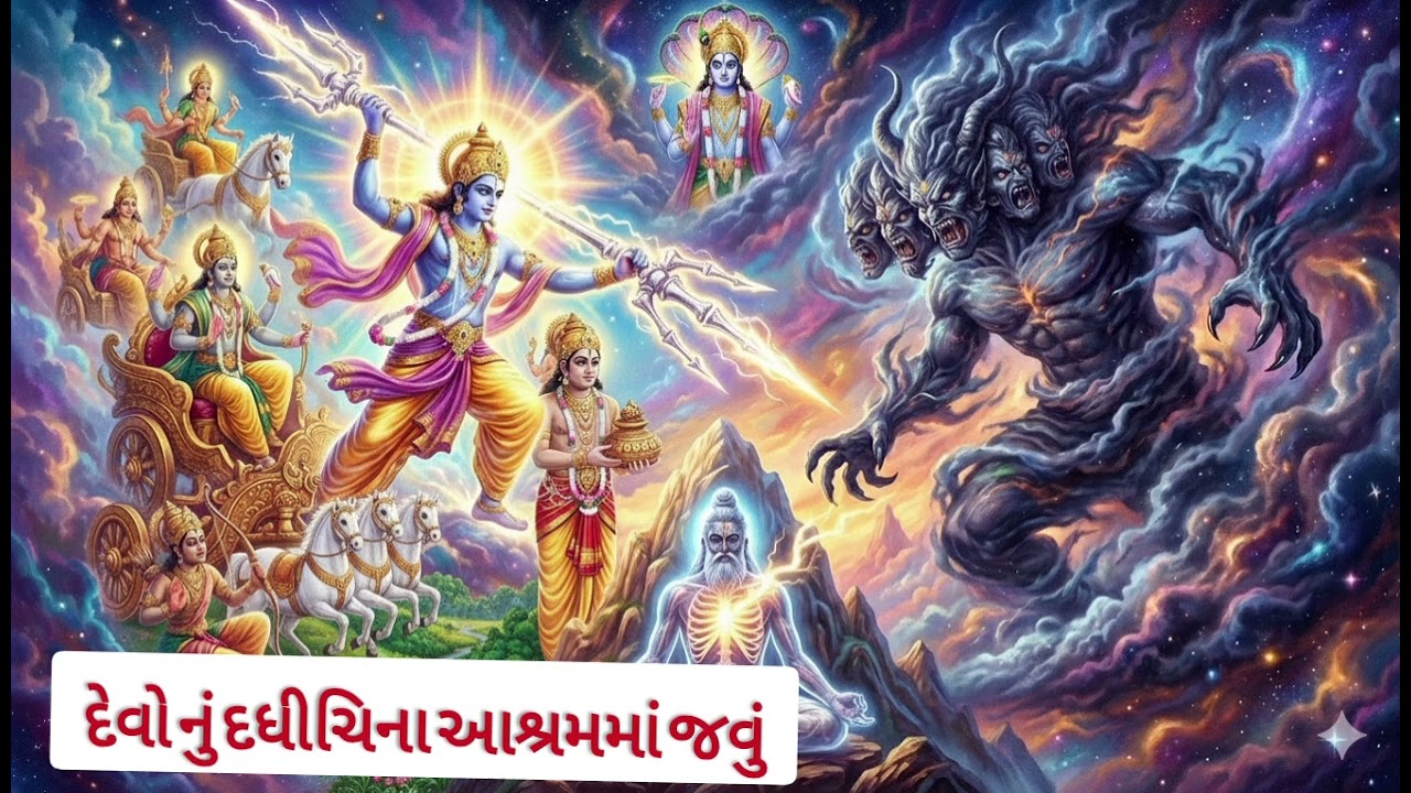 🕉Shreemad Bhagvat-Devo Nu Dadhichi Na Aashram Ma Javu🕉