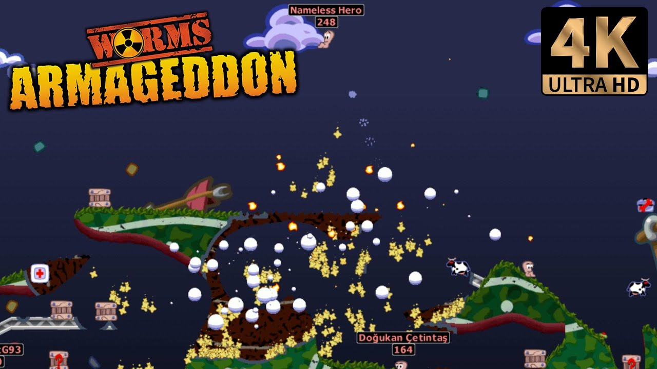 Worms Armageddon Online | Kaos 1v1 | PC 4K
