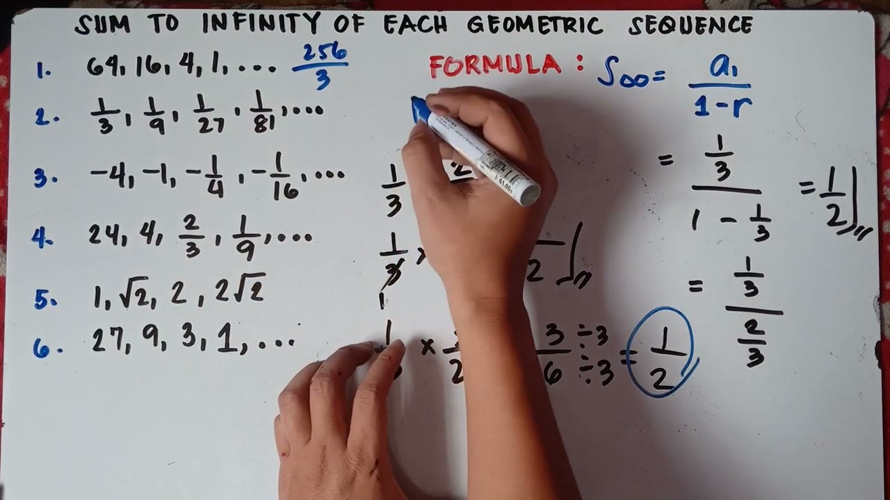 Sum to Infinity | Geometric Series | Explain in Detailed |