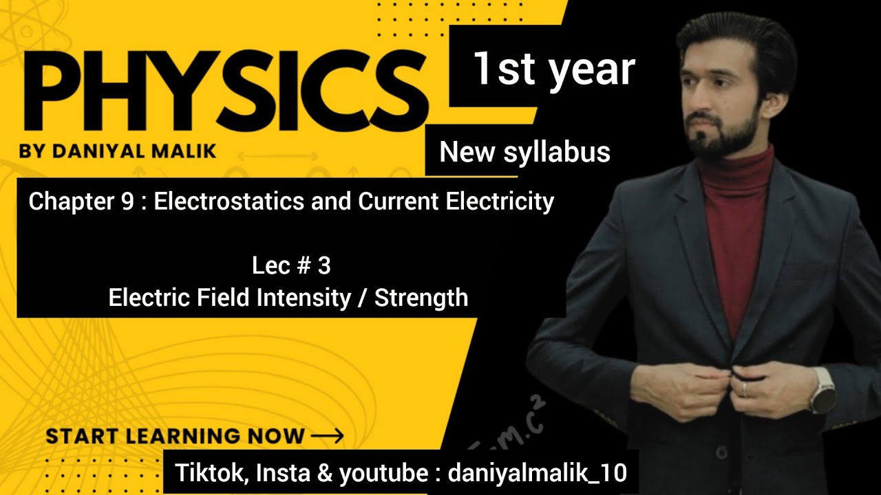 Chapter 9:- Electrostatics: lec#3: Electric Field Intensity #physicstheory #physics #electrostatics 