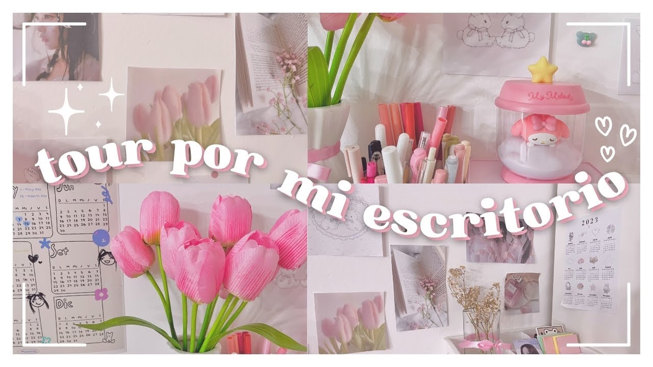 🌷Tour por mi escritorio♡| desk tour୨୧ | byallix🌸