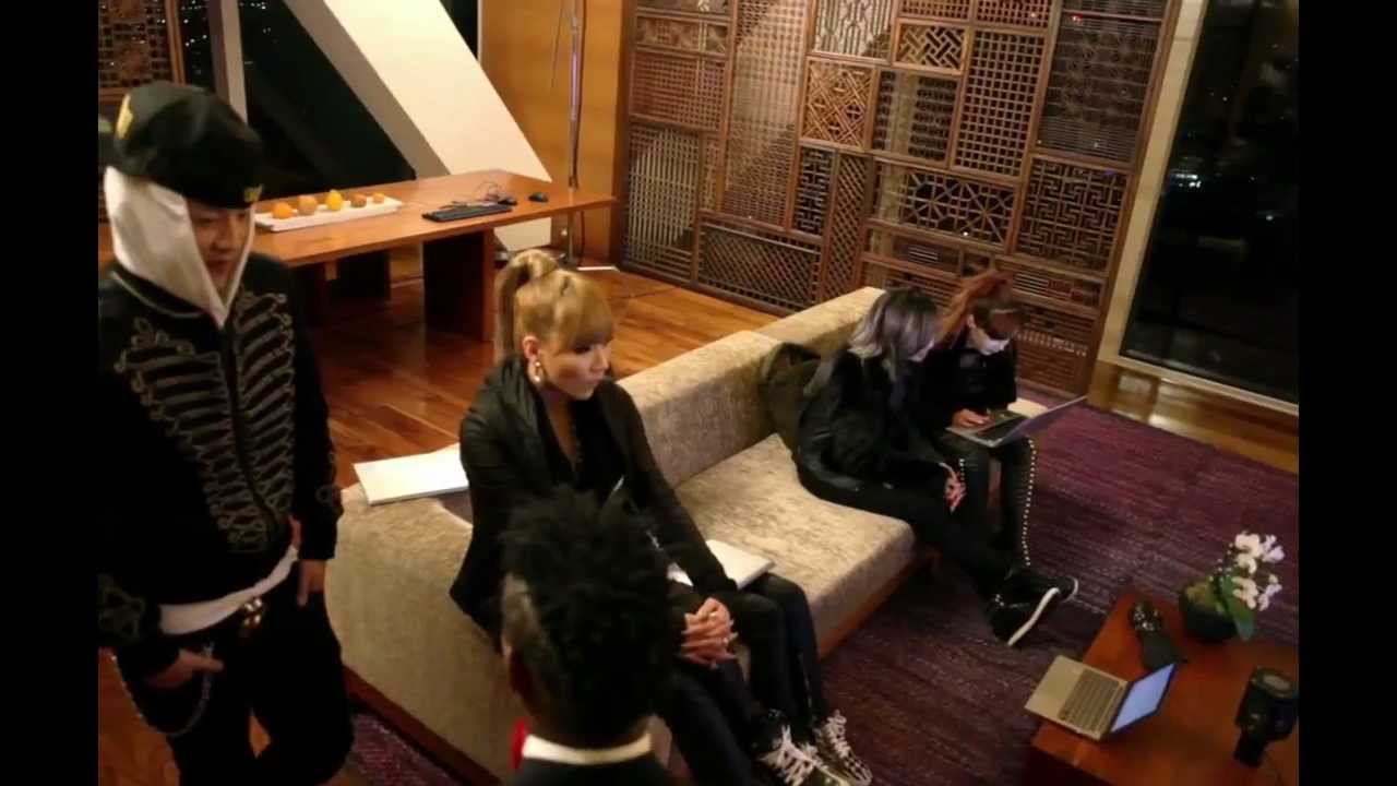 2NE1 and Will.I.Am BTS 
