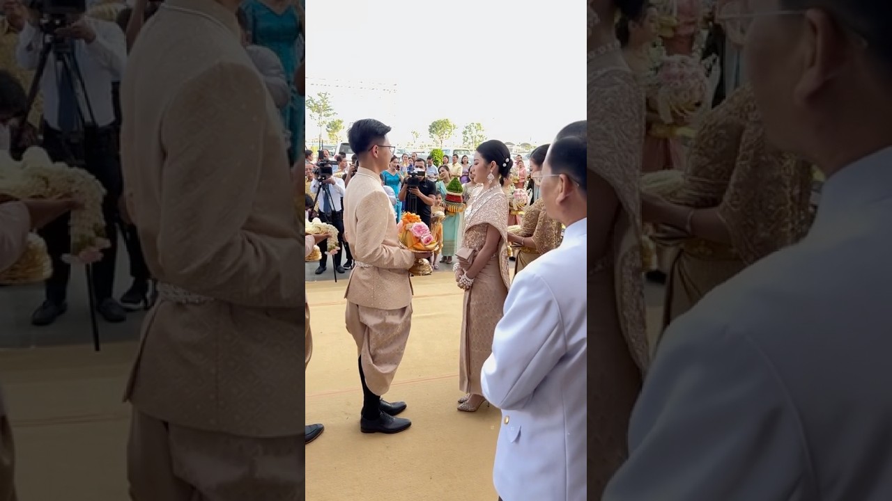 #khmerwedding #culture #shorts #wedding#🌼🌻👰&zwj;♀️🤵&zwj;♂️🌻🌻🌻🌻🙏🌻🌻💕💕🌷
