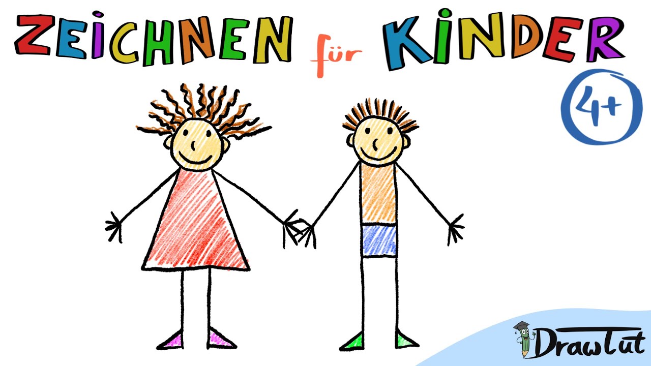 Junge und Mädchen Zeichnen | Tobis Malschule | 4+ | Malen und Zeichnen lernen für Kinder