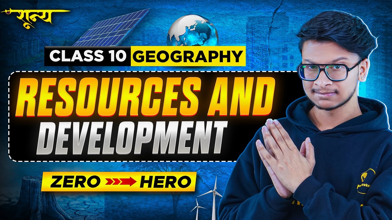Resources and development ONE SHOT- class 10 sst geography chapter 2🔥