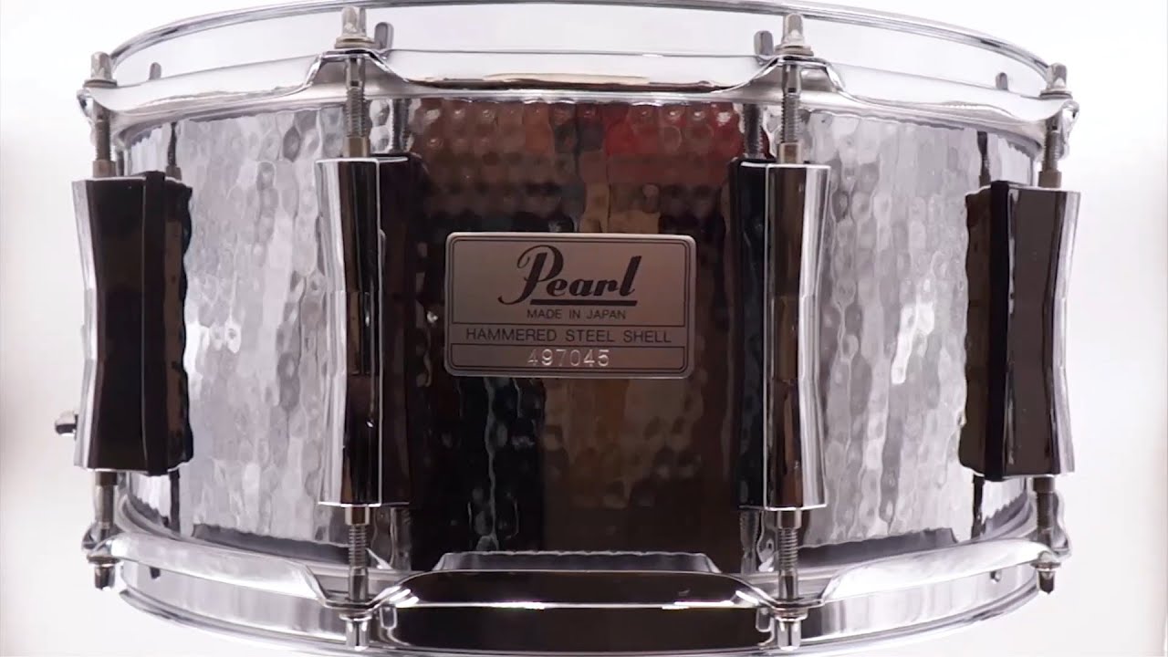 Pearl Hammered Steel Shell 14x6.5 Japan
