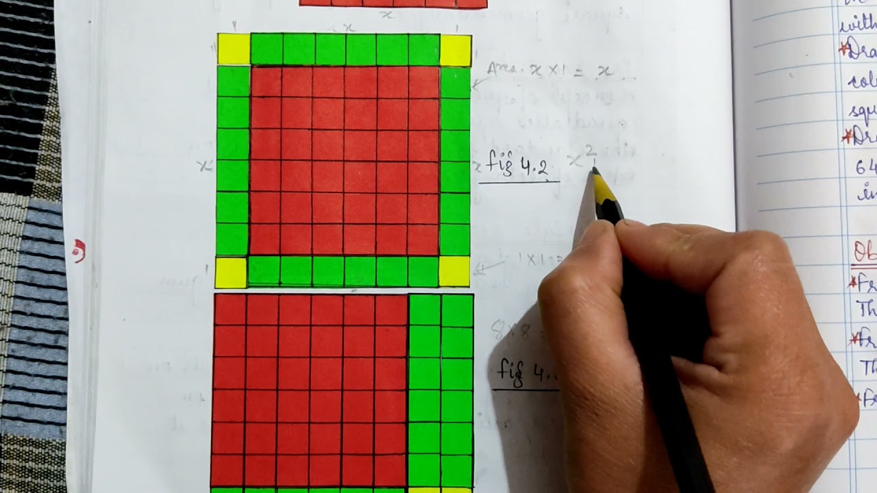 Class 10 Maths Lab Activity: Solution of a quadratic equation by completing the square geometrically