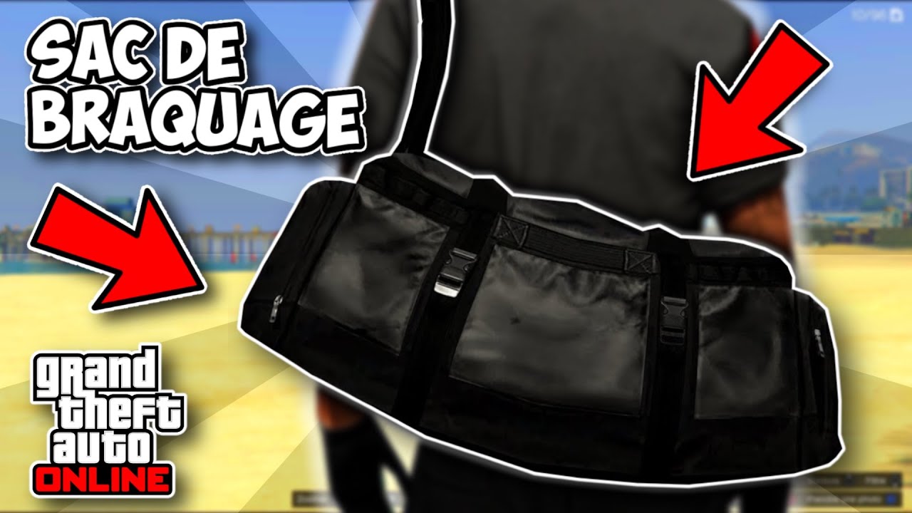 ✔(SOLO) AVOIR LE SAC DE BRAQUAGE NOIR FACILEMENT | Gta 5 Online !