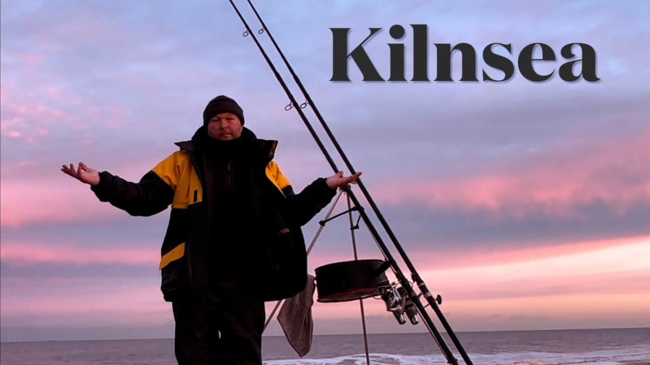 Kilnsea. Uk beach fishing. Holderness coast.