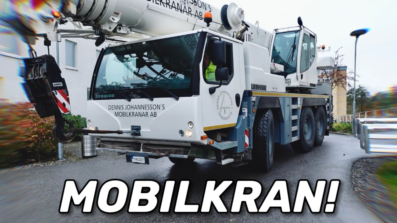 &Aring;KER MED I MOBILKRAN! 🤩🏗️