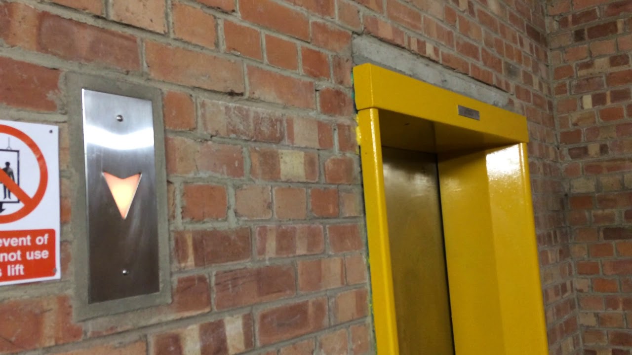 Modernised lift at NCP in Scarborough