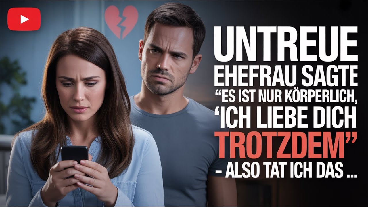 Untreue Ehefrau sagte_ &bdquo;Es ist nur k&ouml;rperlich, ich liebe dich trotzdem&ldquo; &ndash; also tat ich DAS