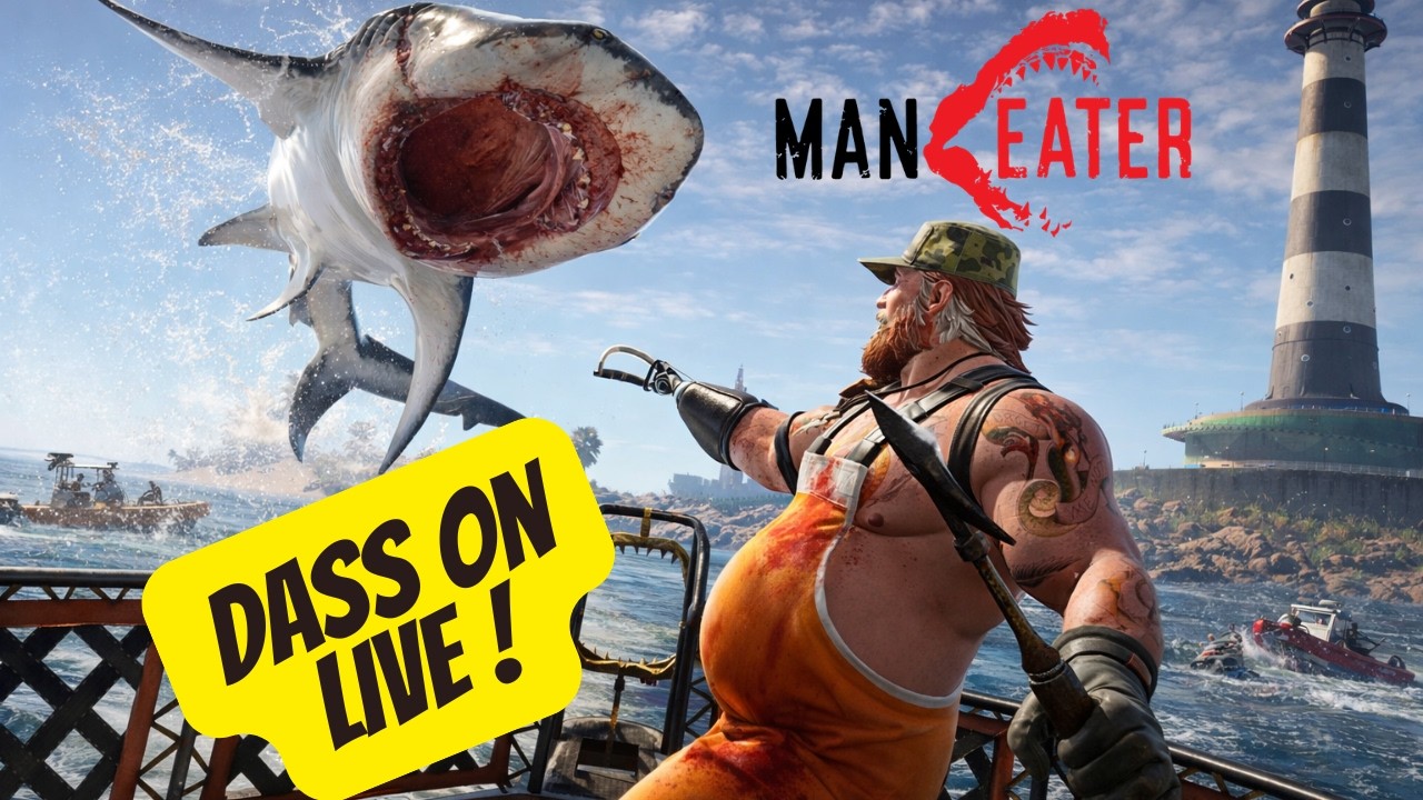 Maneater Gameplay Part 1– Becoming the Ocean’s Deadliest Predator 🦈🔥 #Maneater #Gameplay #SharkGame
