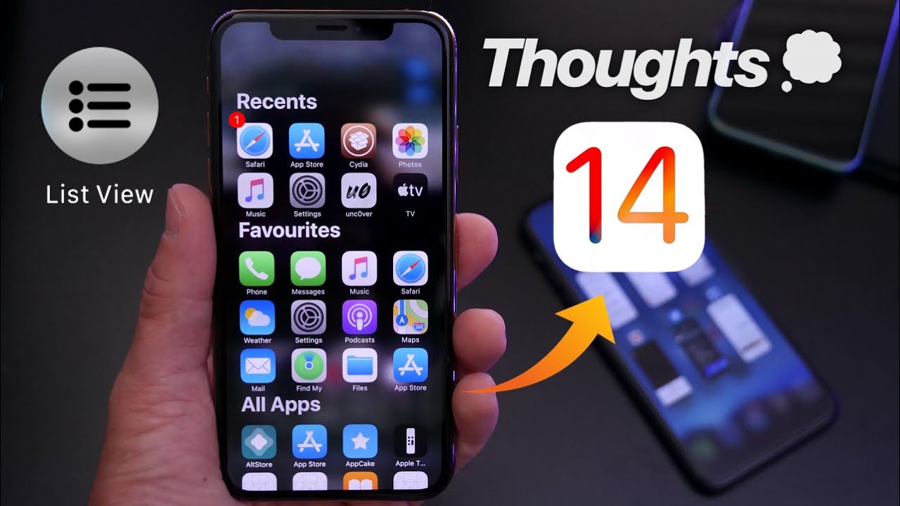 Possible NEW List View & AppSwitcher coming to iOS 14