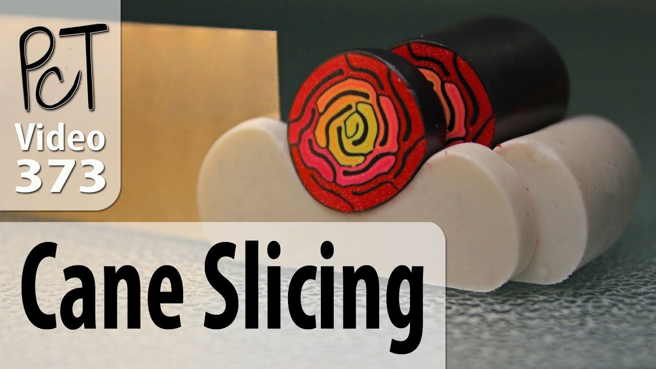 Keep Round Polymer Canes From Distorting When Slicing Them