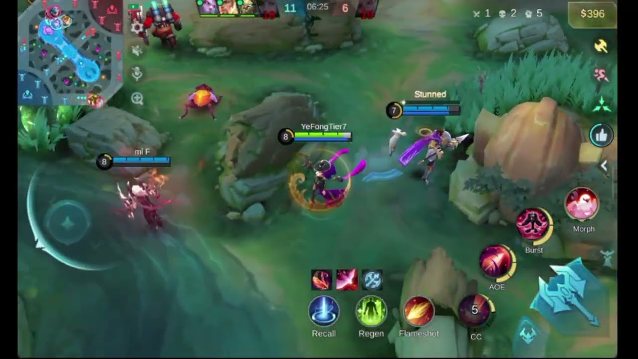 Mobile Legends Ranked Mid Lane ACE Pharsa Gameplay