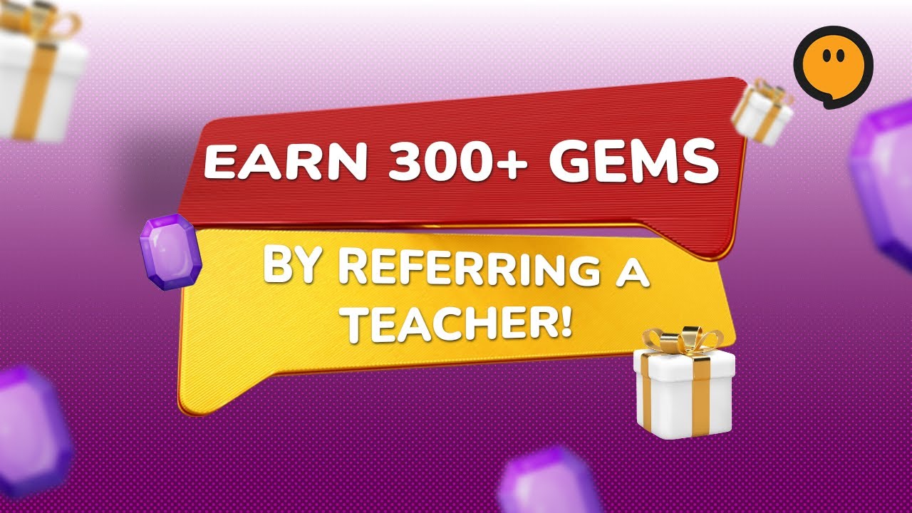 How to earn 300+ gems by referring a teacher to Koala Go!