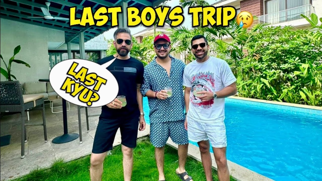 Finally Boys Trip Pe Goa Nikal Gaye🔥 | Last Boys Trip😢