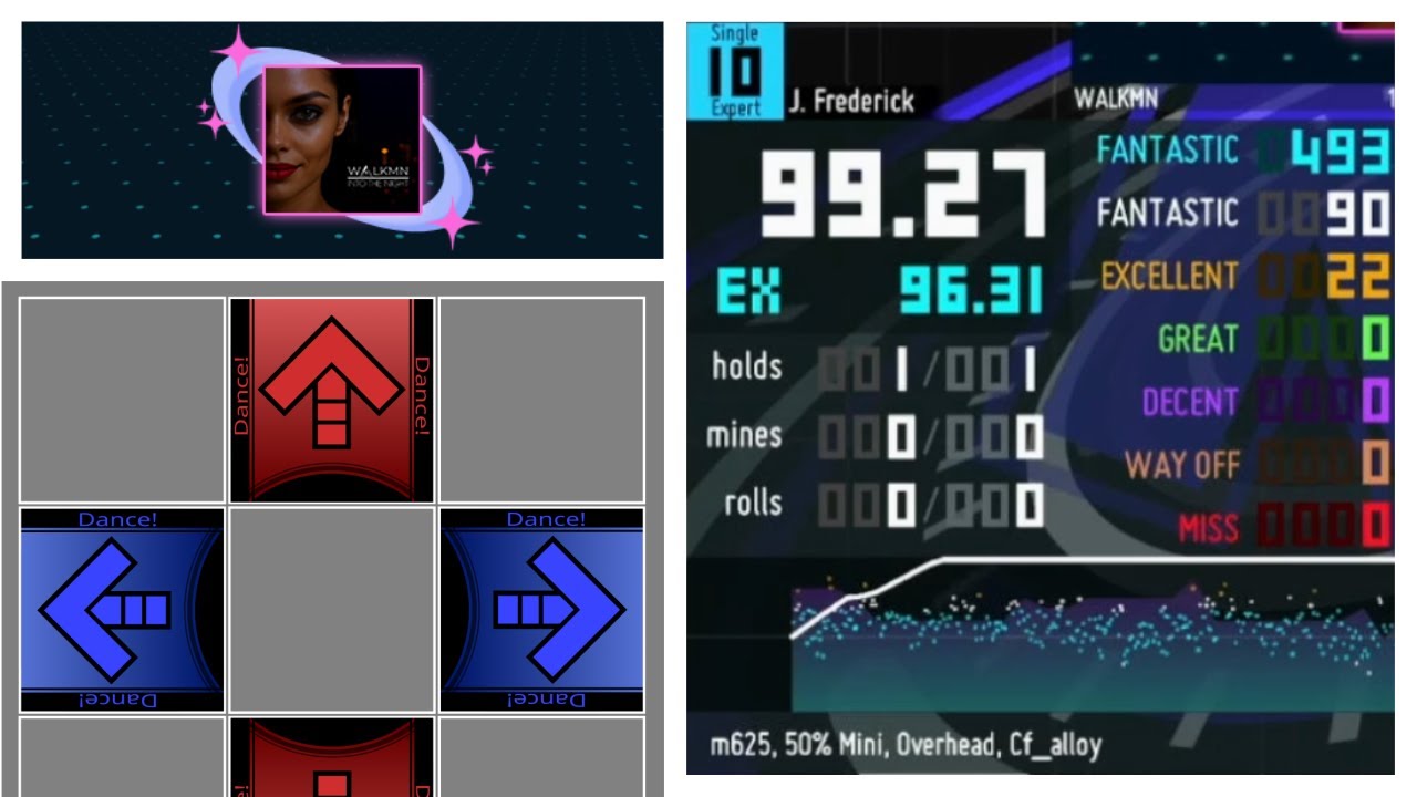Into The Night ITG 10 - 99.27 (96.31ex) (Sightread FEC!) [Stepmania]