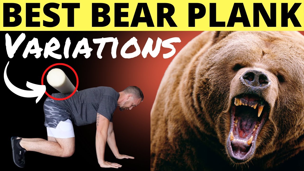 6 Bear Plank Ab Exercises For Beginners | Fusion & Herniation Safe