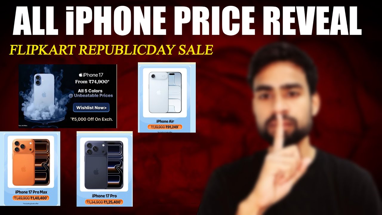 All iPhone Price Revealed in Amazon & Flipkart Republic day sale Buy now or wait 