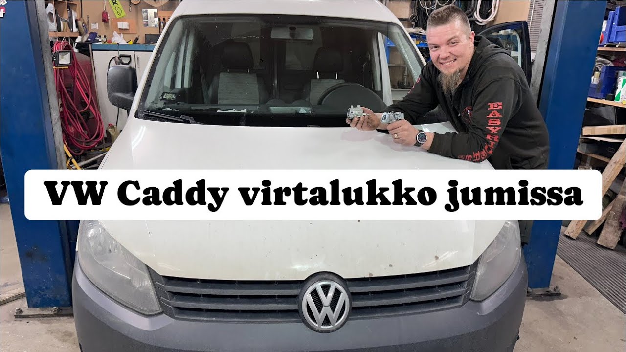 VW virtalukko jumissa. Pelastetaan lukkosylinteri.