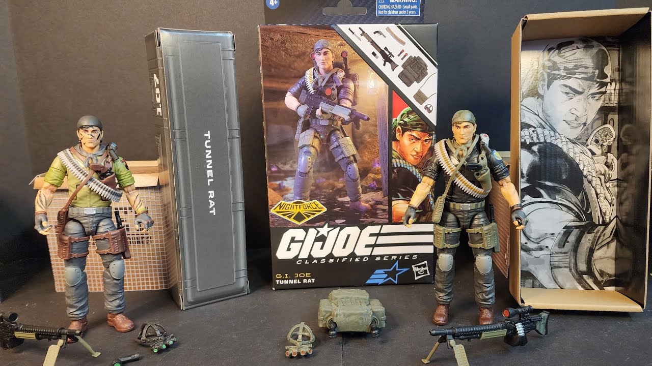 GIJoe Classified Series Night Force Tunnel Rat Exclusive