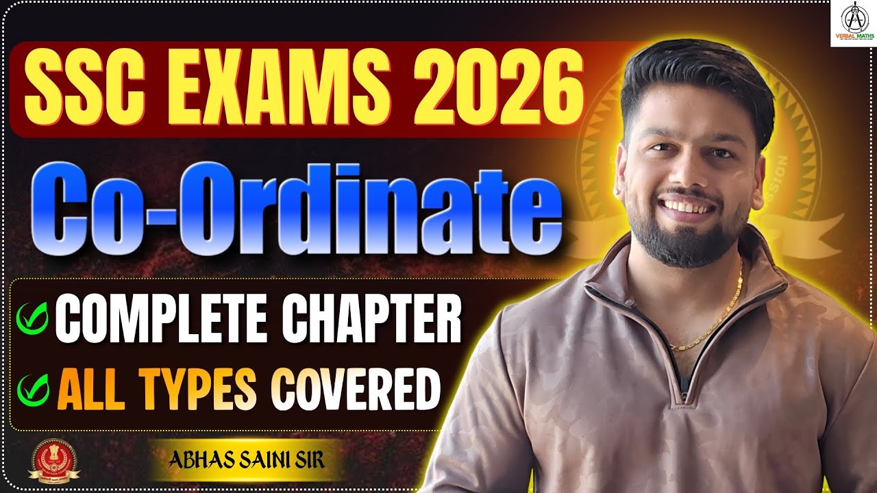 COORDINATE GEOMETRY ALL TYPED COVERED QUESTIONS REVISION : SSC CGL MAINS 2025 Abhas #ssc #sscmaths