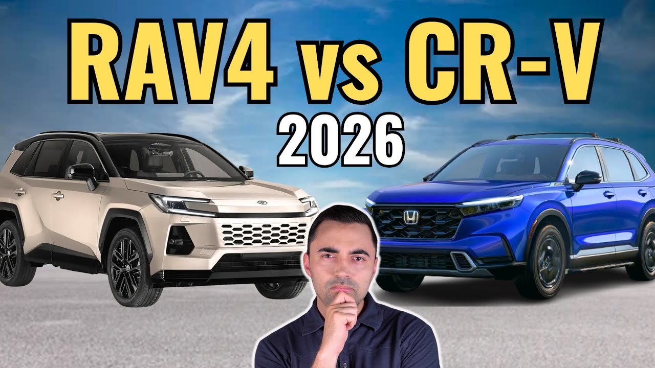 Toyota RAV4 2026 года против Honda CR-V 2026 года || Какой внедорожник выбрать?