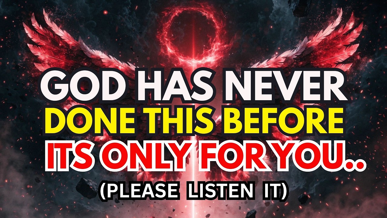 🔴 Chosen One: God has never said this before. And He said it to you..