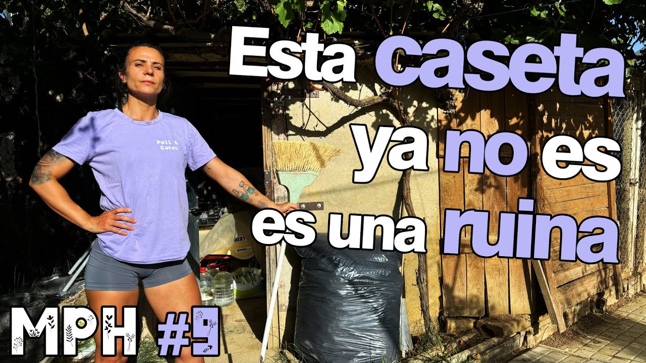 LIMPIAMOS la CASETA del HUERTO y ¡encontramos esto! 😱