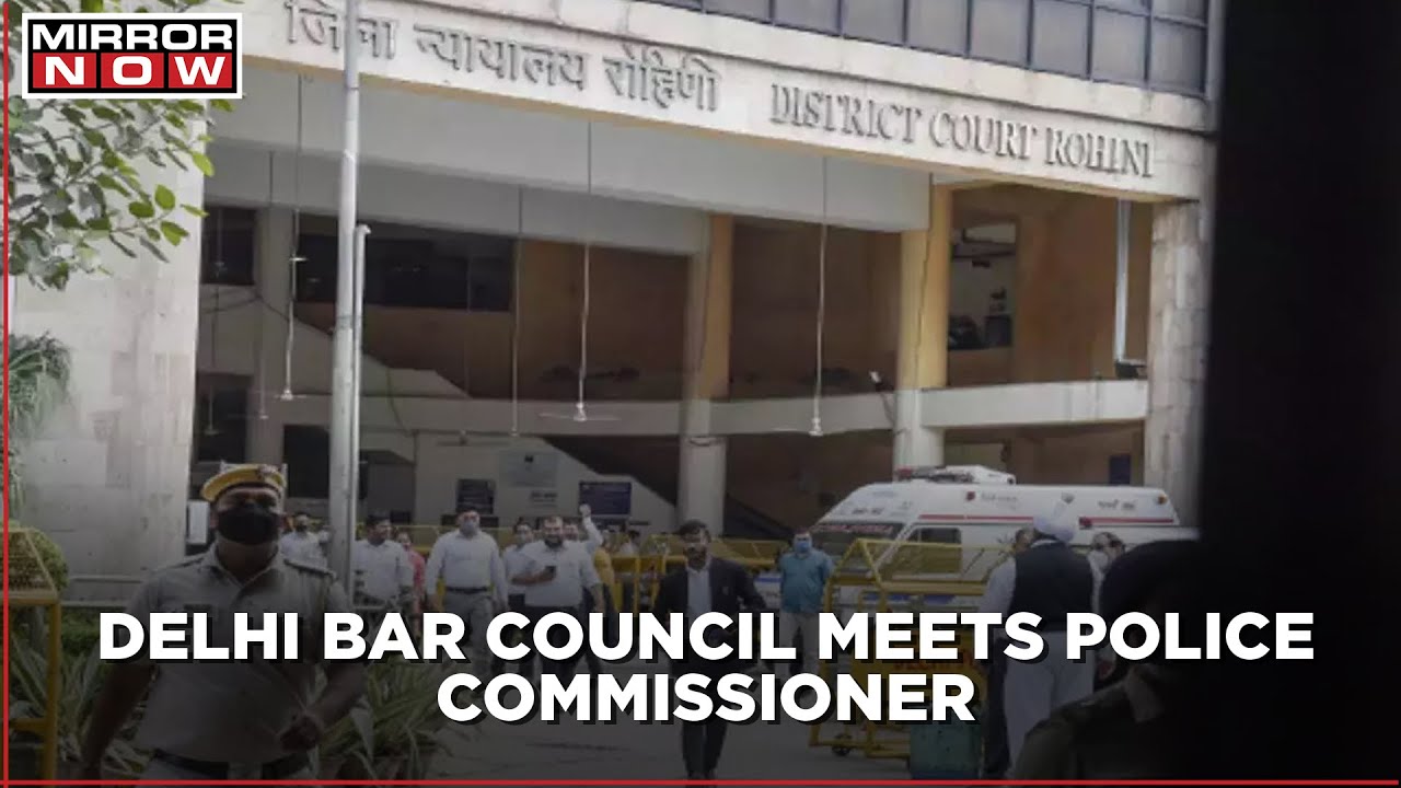 Rohini Court Firing: Delhi bar council chairman meets Police commissioner to discuss the incident