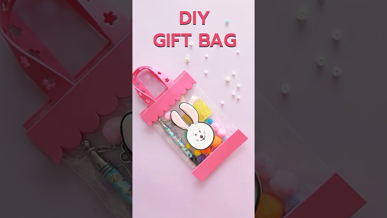 DIY Gift Bag 🎁 | Easy Paper Gift Bag Making | Shorts