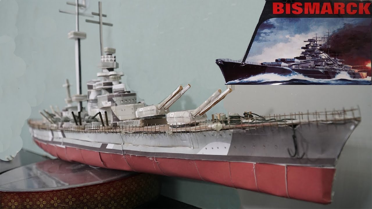 Ship Building BISMARCK From Paper