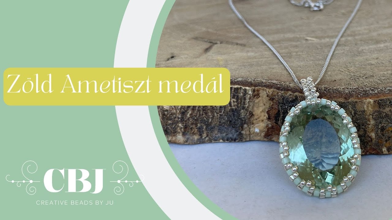 Zöld Ametiszt Medál