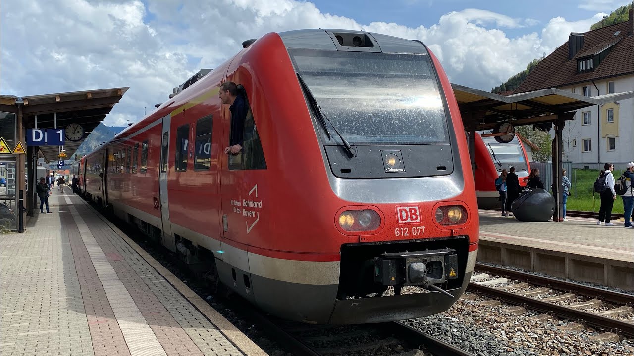 Vollgasmitfahrt mit 160 km/h und FETTEM SOUND in der Br 612 als RE70 von München Hbf nach Immenstadt