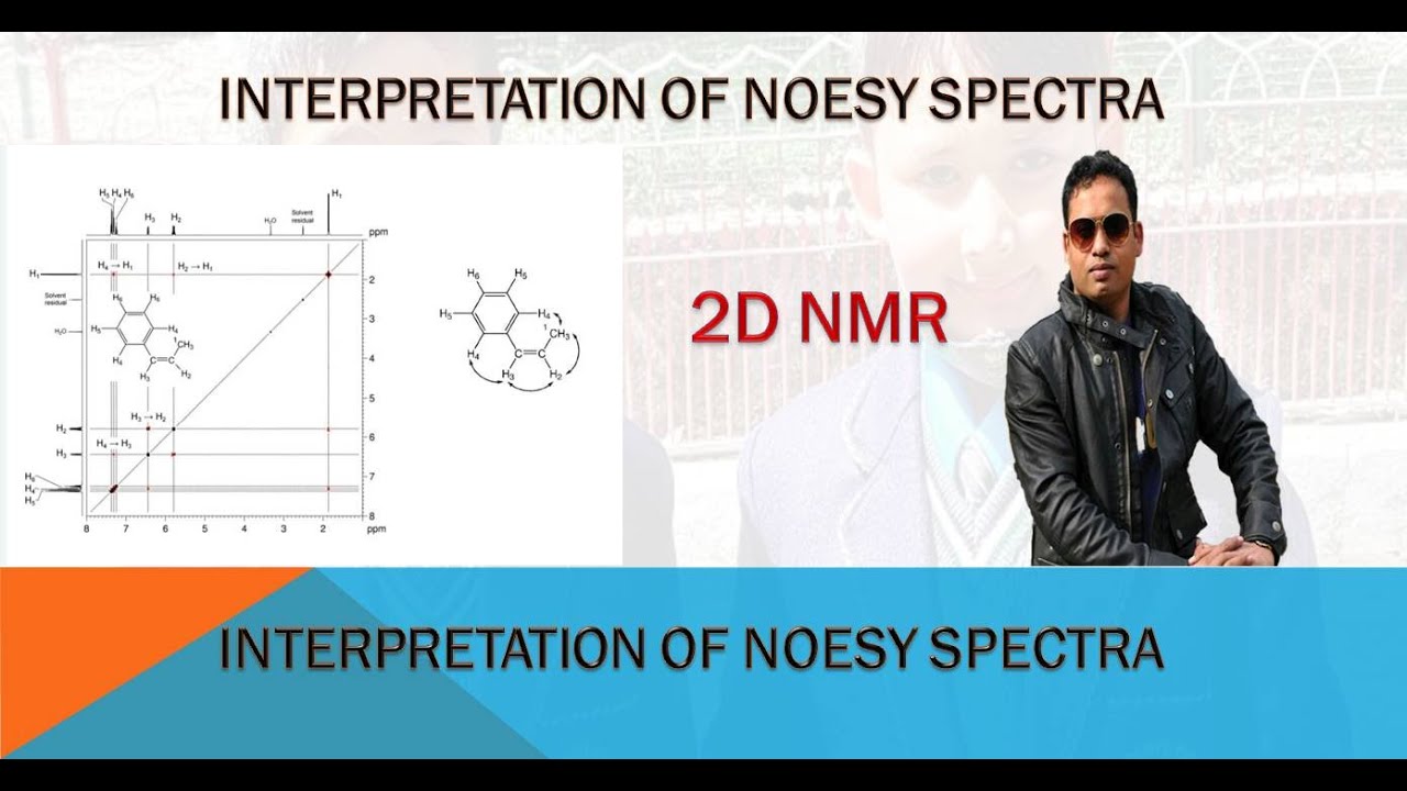 2D ЯМР: ИНТЕРПРЕТАЦИЯ ЯМР NOESY