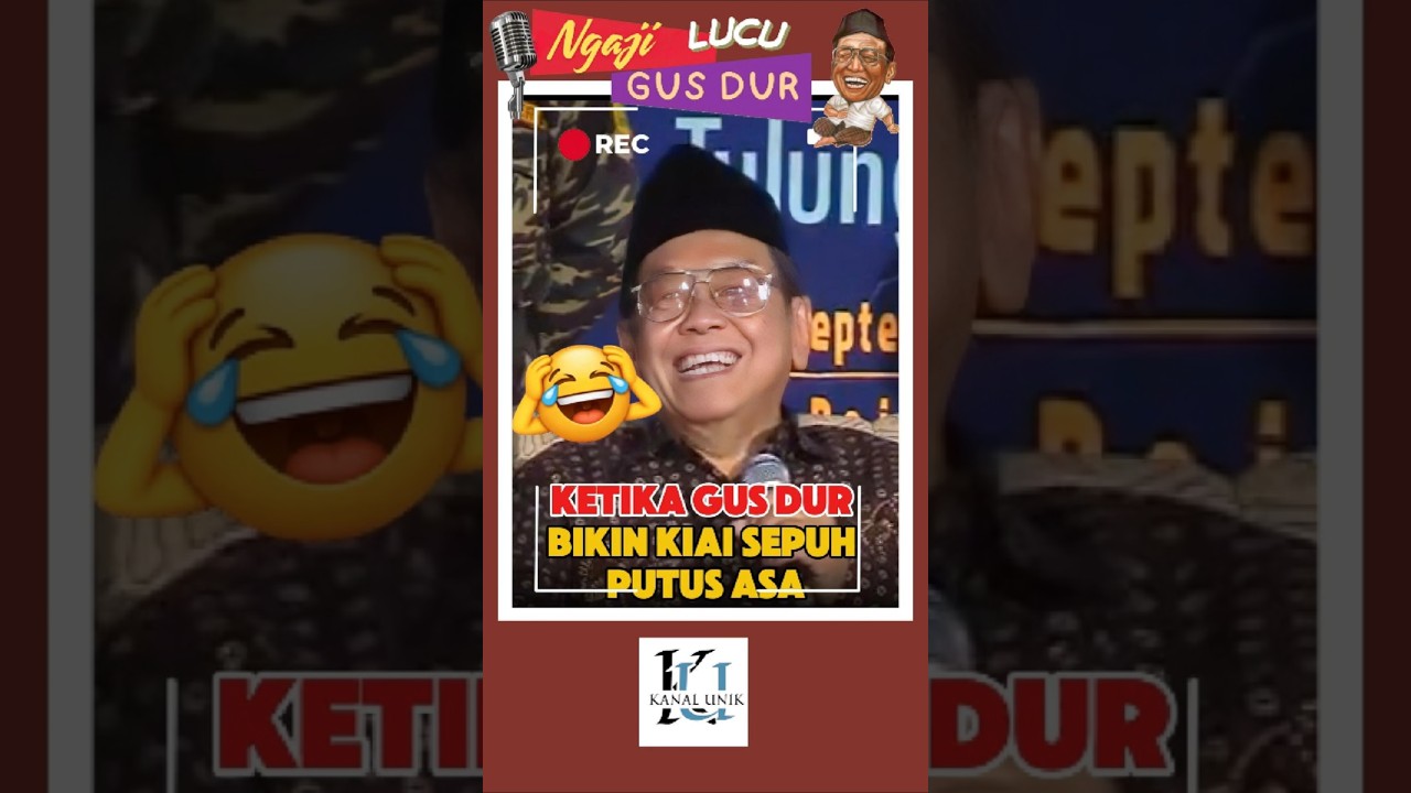 Ketika Gus Dur Bikin Kiai Sepuh Putus Asa #gusdur #humorgusdur