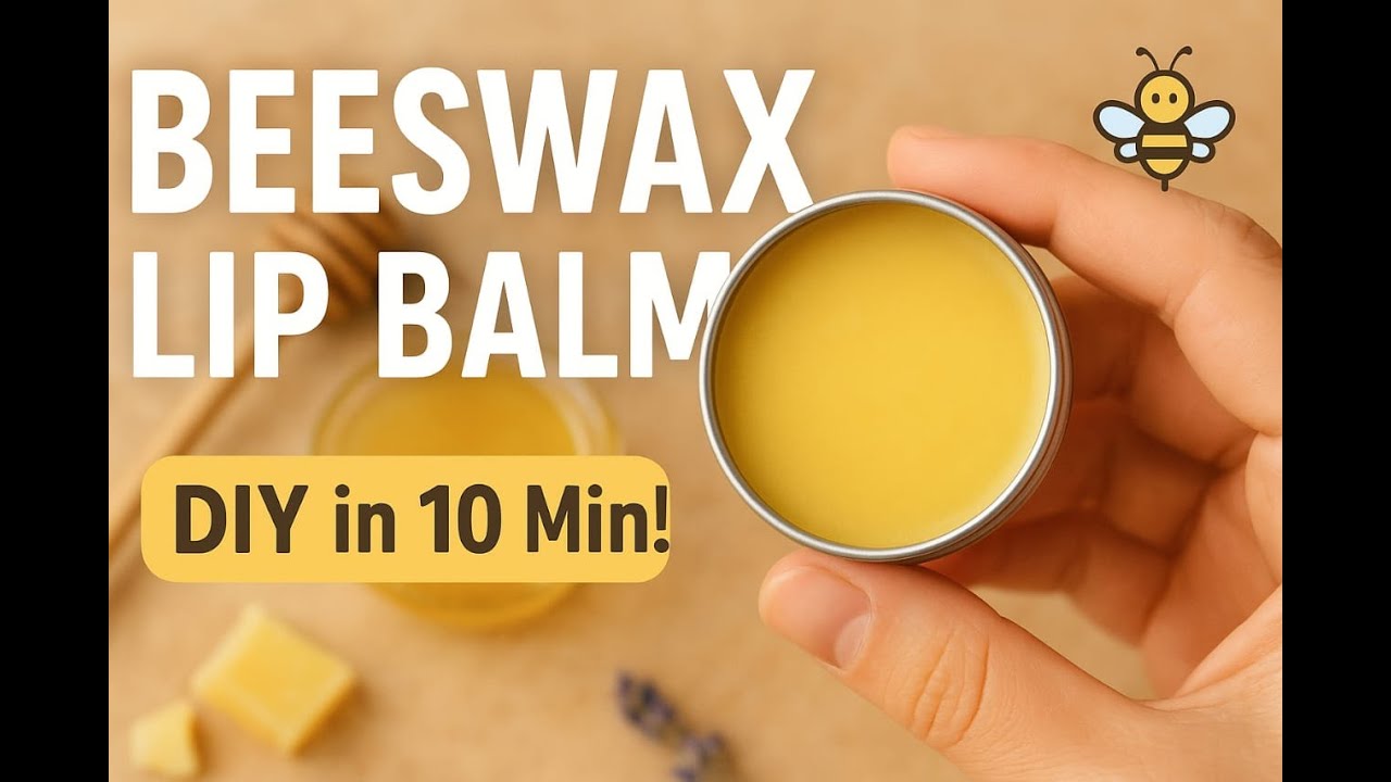 HOW TO MAKE EASY BEESWAX LIP BALM FOR BEGINNERS #bridgingknowledgegap #valueaddition #beewax #tips