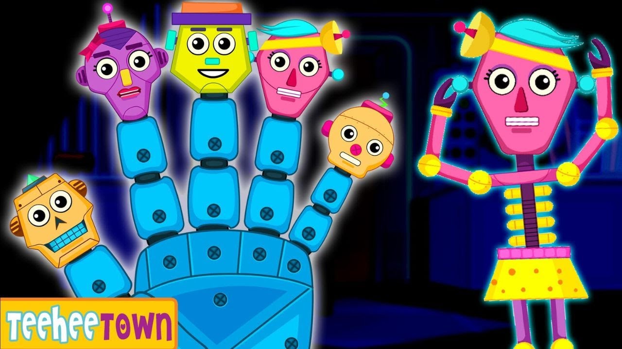 Skeleton Robots Finger Family | Spooky Nursery Rhymes & Kids Songs | Nursery Rhyme Street