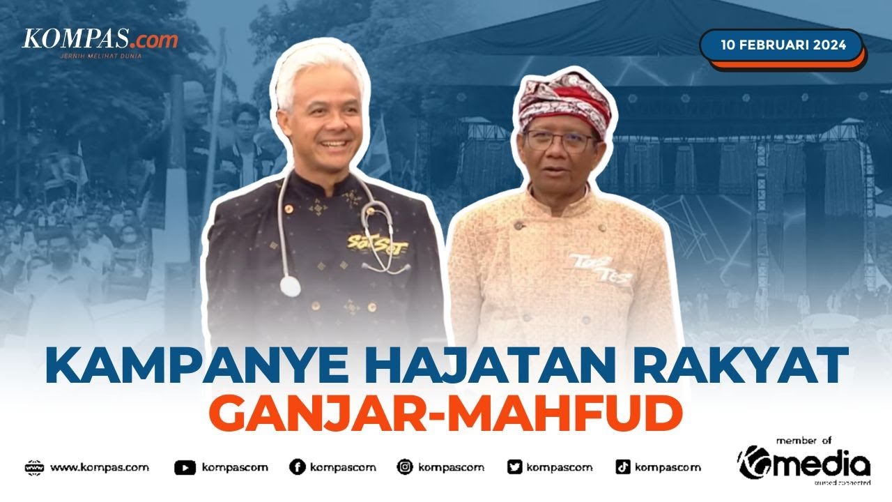 🔴LIVE - Kampanye Akbar 'Hajatan Rakyat' Ganjar-Mahfud di Solo