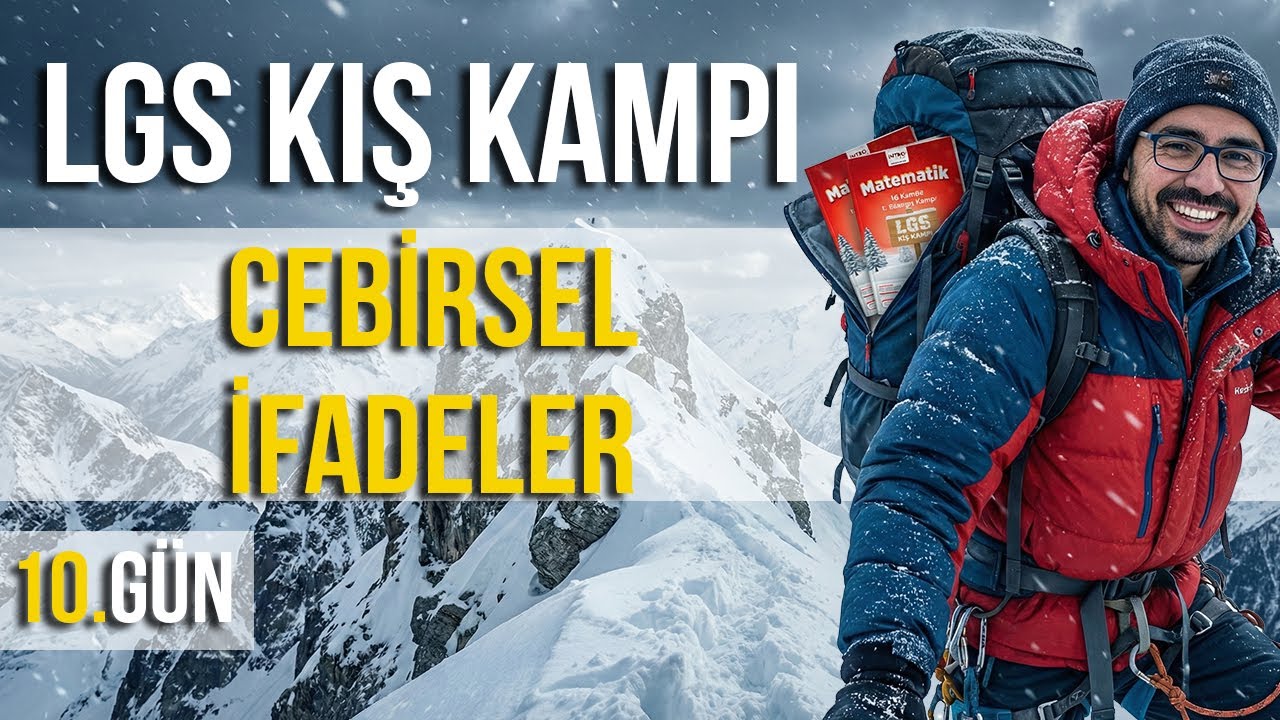 LGS Kış Kampı | Cebirsel İfadeler | 8.Sınıf Matematik | Gün 10