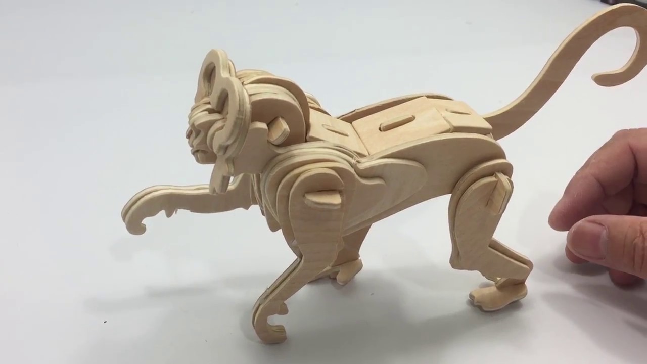 DIY Miniature Monkey ~ 3D Woodcraft Construction Kit